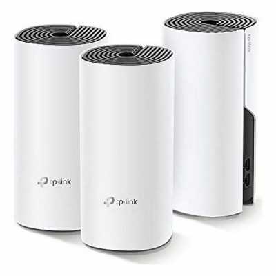 Anslutningspunkt med relästation TP-Link Deco E4 5 GHz LAN 300-867 Mbps Vit (3 pcs)