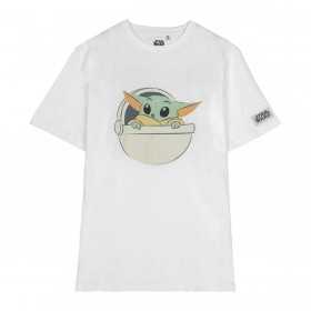 Child's Short Sleeve T-Shirt The Mandalorian White