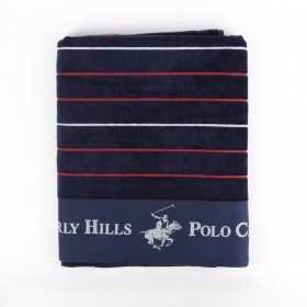 Strandbadetuch Beverly Hills Polo Club Blau 90 x 160 cm