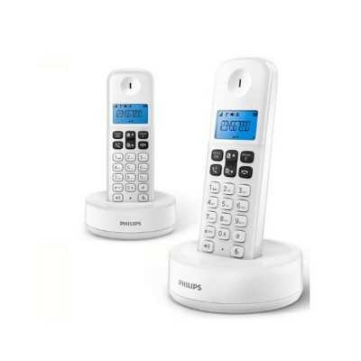 Kabelloses Telefon Philips D1612W/34 1,6" 300 mAh GAP (2 pcs) Weiß