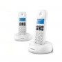 Trådlös Telefon Philips D1612W/34 1,6" 300 mAh GAP (2 pcs) Vit