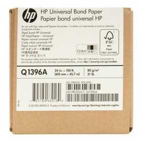 Plotter-Papierrolle HP Q1396A 80 g/m² 610 mm x 45,7 m Weiß