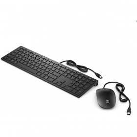 Tastatur mit Maus HP 4CE97AAABE Qwerty Spanisch