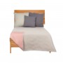 Reversible Bedspread Grey Pink (260 x 180 cm)