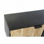 TV-Möbel DKD Home Decor Schwarz Metall Akazienholz (165 x 40 x 50 cm)