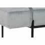 Chaise Longue DKD Home Decor Schwarz Himmelsblau Metall Samt Moderne 140 x 59 x 42 cm