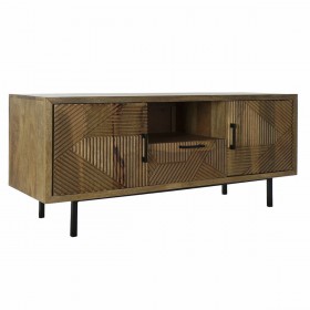 TV-Möbel DKD Home Decor 125 x 40 x 54,5 cm natürlich Metall Hellbraun Mango-Holz