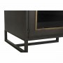 TV-möbler DKD Home Decor Svart Glas Metall (150 x 50 x 45 cm)