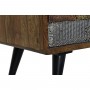 TV furniture DKD Home Decor Brown Copper Golden Silver Metal Acacia 148 x 45 x 55 cm