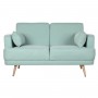 Sofa DKD Home Decor 135 x 70 x 76 cm Scandi Metall grün