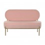 Sofa DKD Home Decor Rosa Metall 120 x 61 x 79 cm