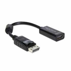 Adaptateur DisplayPort vers HDMI DELOCK Adaptador DisplayPort HDMI 13 cm Noir