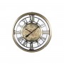 Wanduhr Home ESPRIT Gold Kristall Eisen 80 x 10 x 86 cm