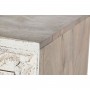 Sideboard Home ESPRIT White Crystal Mango wood 204 x 43 x 101 cm