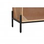 TV furniture Home ESPRIT Black Golden Natural Wood Mango wood 180 x 40 x 50 cm