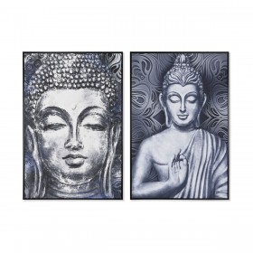 Cadre Home ESPRIT Buda Oriental 83 x 4,5 x 123 cm (2 Unités)