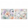 Tavla Home ESPRIT Virágok Shabby Chic 100 x 3,7 x 80 cm (2 antal)