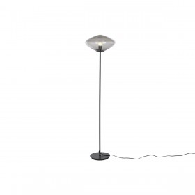 Floor Lamp Home ESPRIT Grey Metal Crystal 50 W 220 V 39 x 39 x 150 cm