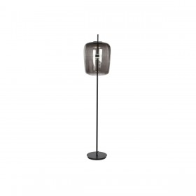 Floor Lamp Home ESPRIT Black Grey Metal Crystal 35 x 35 x 168 cm