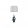 Lampe de bureau Home ESPRIT Bleu Bicolore Verre 50 W 220 V 40 x 40 x 84 cm