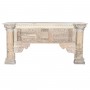 Table d'appoint Home ESPRIT Blanc Bois de manguier 182 x 54 x 91 cm