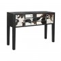 Table d'appoint Home ESPRIT Cuir Bois de manguier 135 x 40 x 94 cm