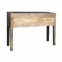 Table d'appoint Home ESPRIT Cuir Bois de manguier 135 x 40 x 94 cm