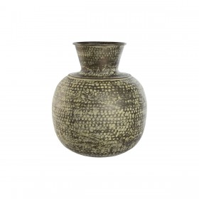 Vase Home ESPRIT grün Aluminium 42 x 42 x 45 cm