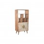 Shelves Home ESPRIT White Golden Natural Wood Mango wood 80 x 45 x 160 cm