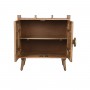 Shelves Home ESPRIT White Golden Natural Wood Mango wood 80 x 45 x 160 cm