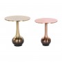 Set of 2 tables Home ESPRIT Copper Golden Iron 46 x 46 x 51 cm