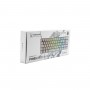 Gaming Tastatur Newskill Pyros Ivory RGB Qwerty Spanisch Weiß