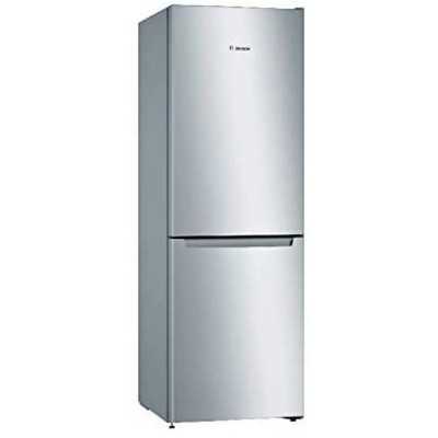 Combined Refrigerator BOSCH KGN33NLEA Multicolour Silver Steel (176 x 60 cm)