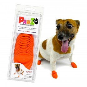 Stiefel Pawz Hund Orange XS