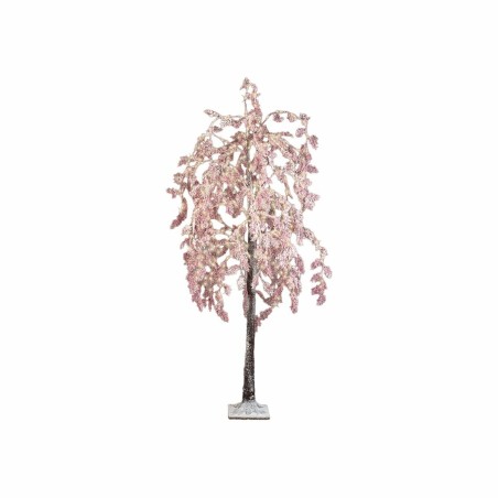 Figure décorative de jardin Extérieur Saule Lumière LED Rose 210 cm