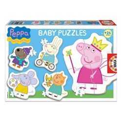 Set mit 5 Puzzeln Baby Peppa Pig Educa