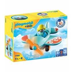 Playset Playmobil 1.2.3 Plane 71159 2 Pièces