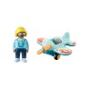 Playset Playmobil 1.2.3 Plane 71159 2 Pieces