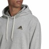 Herren Sweater mit Kapuze Adidas Essentials Feelcomfy Grau