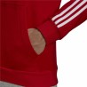 Sweat à capuche homme Adidas Essentials Fleece 3 Stripes Rouge