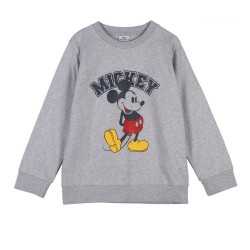 Sweat sans capuche enfant Mickey Mouse Gris