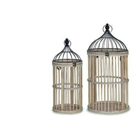 Cage Circular Wood (2 Pieces)