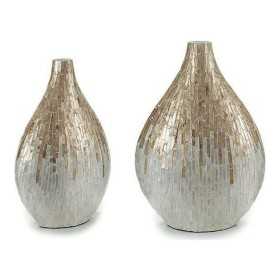 Vase Silber (18 x 43 x 30 cm)