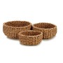 Set of Baskets 3 Pieces Brown