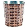 Planter Large Metal wicker 17,6 x 16,5 x 17,6 cm