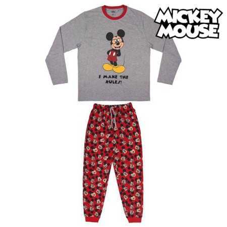 Pyjamas Mickey Mouse Män Grå
