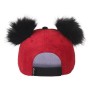 Kappe Mickey Mouse Rot Schwarz (56 cm)
