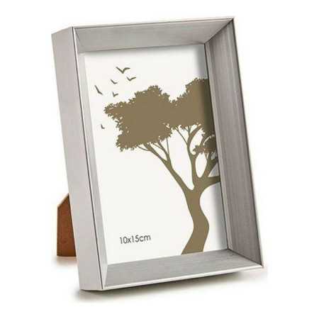 Photo frame 78439 12,2 x 3,5 x 17,3 cm Silver Plastic Glass