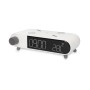 Alarm Clock with Wireless Charger KSIX Retro White 10 W