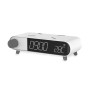 Alarm Clock with Wireless Charger KSIX Retro White 10 W